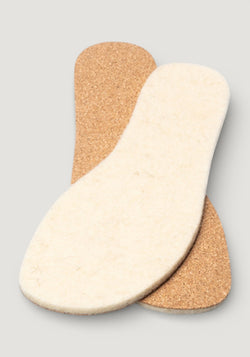 Branțuri din lână pentru sneakers și cizme - White