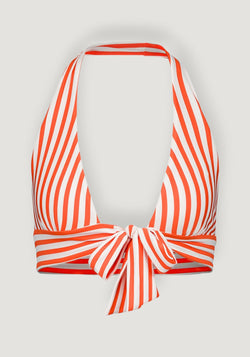 Bustieră baie protecție UV din bumbac - Daphne Orange Stripe