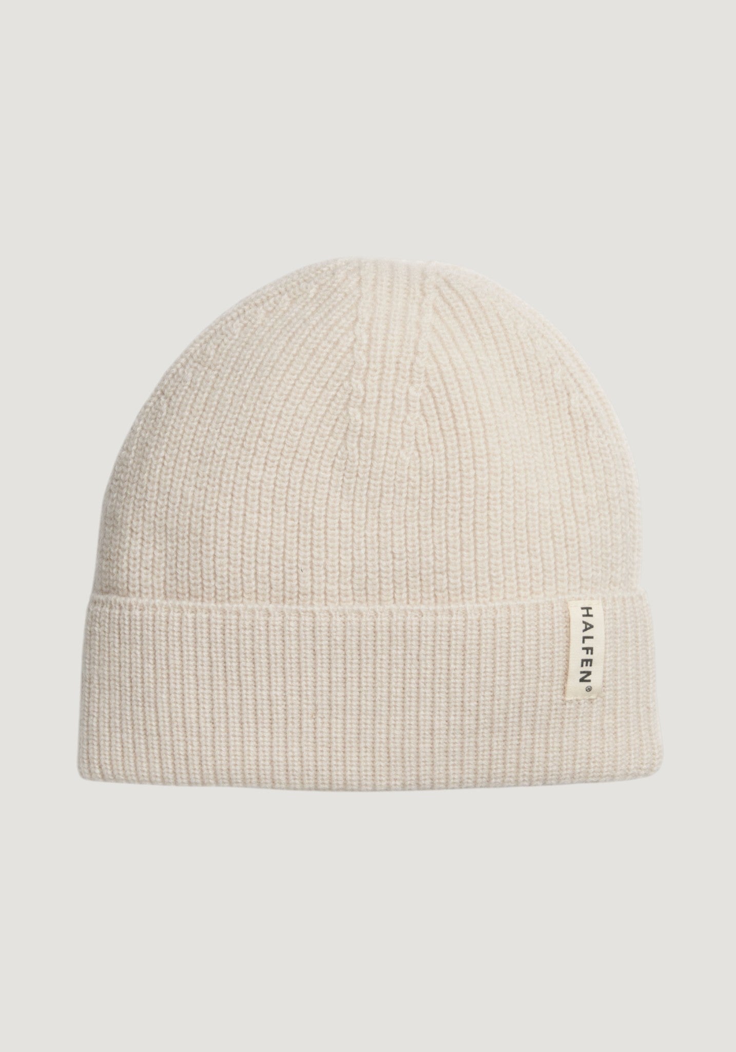 Căciulă adulți din lână merinos și cașmir - Beige