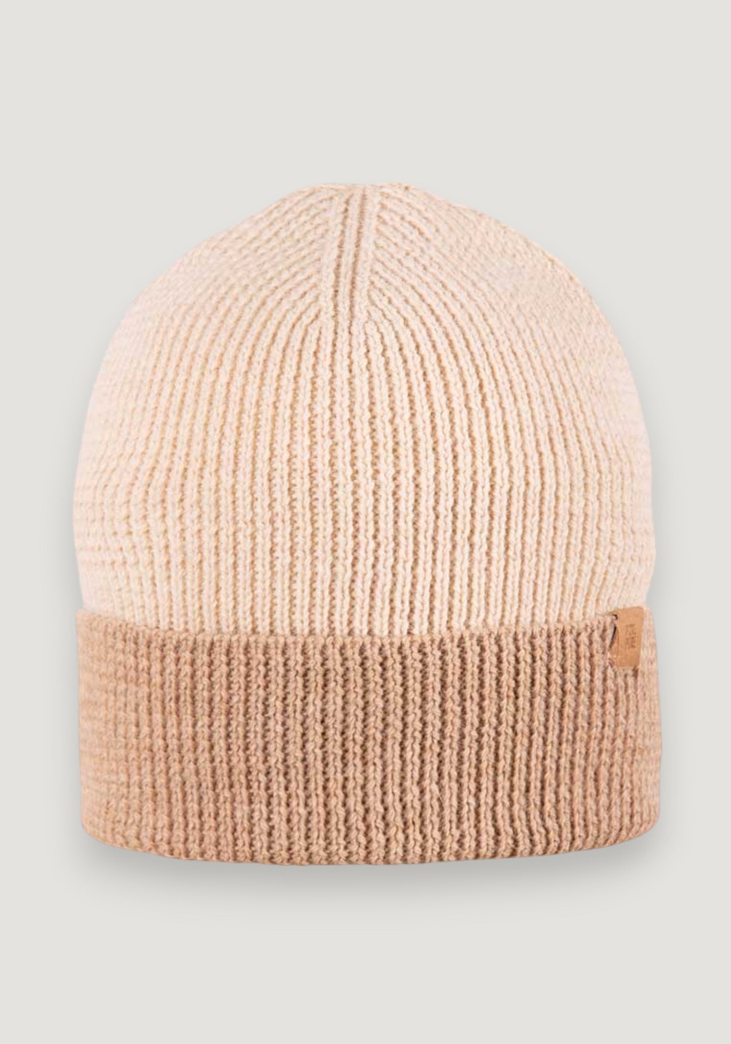Căciulă din alpaca și lână merinos - Cashmere/Sand onesize adulti