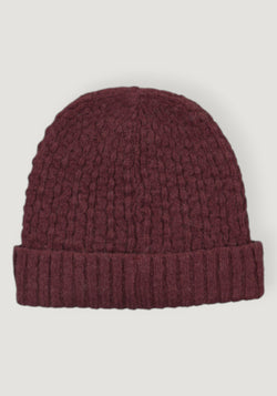 Căciulă din baby alpaca - Janet Wine Red