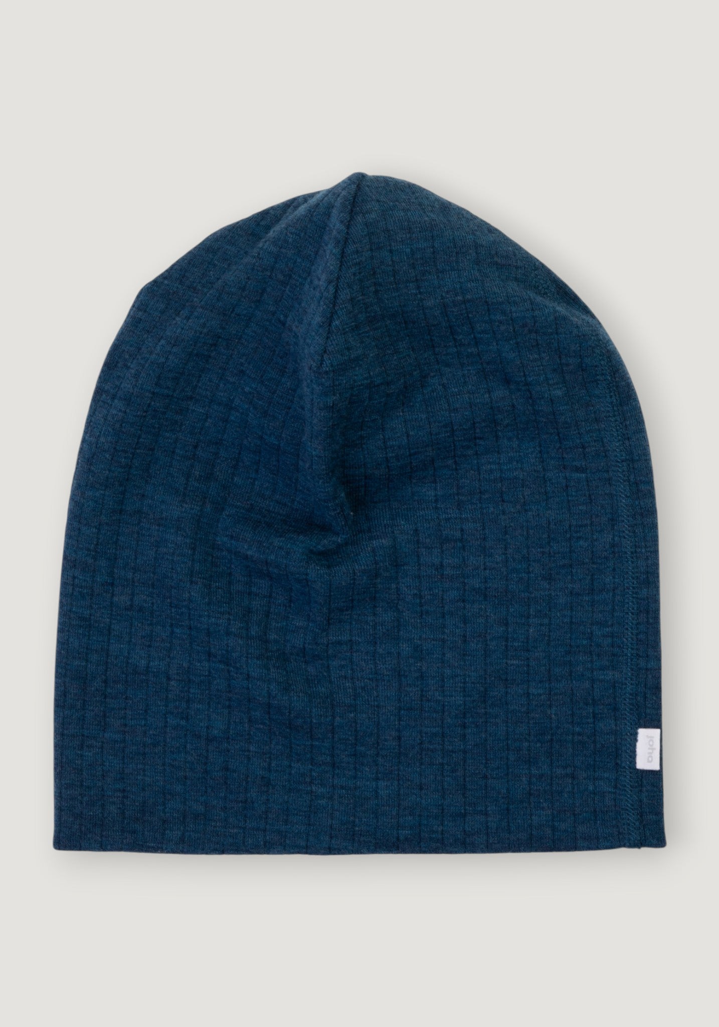 Căciulă din lână merinos - Basic Blue