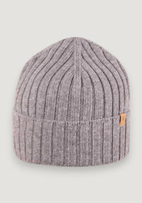 Căciulă din lână merinos și cașmir - Grey Melange onesize adulti