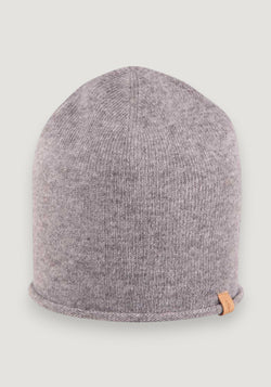 Căciulă din lână merinos și cașmir - Grey Melange onesize adulti