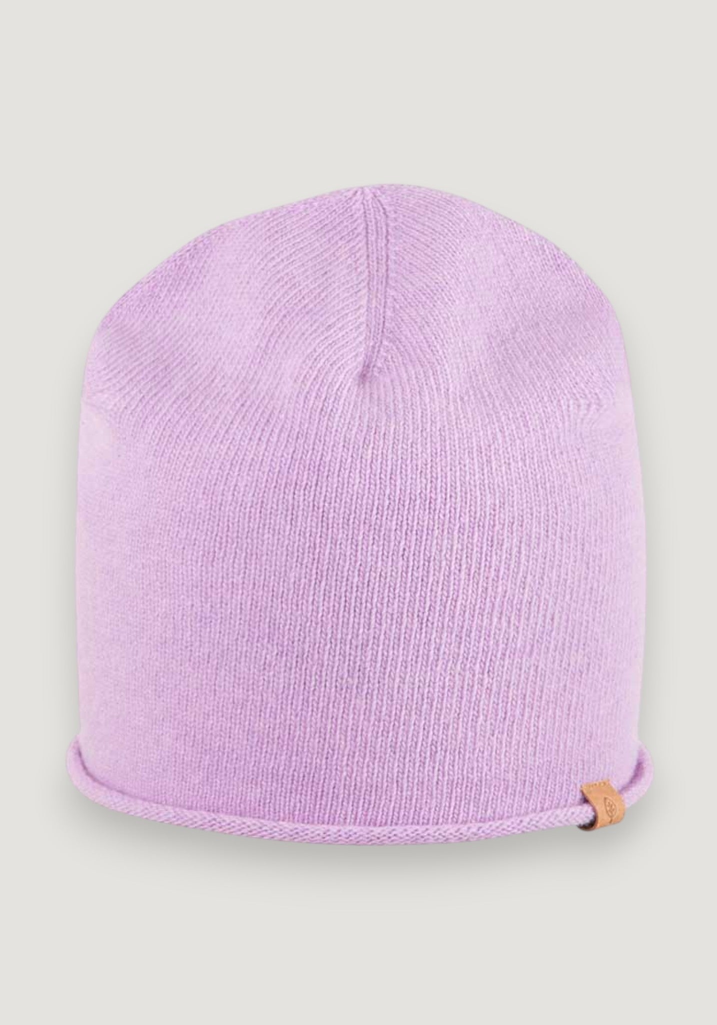 Căciulă din lână merinos și cașmir - Lilac onesize adulti