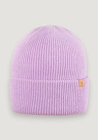 Căciulă din lână merinos și cașmir - Lilac onesize adulti