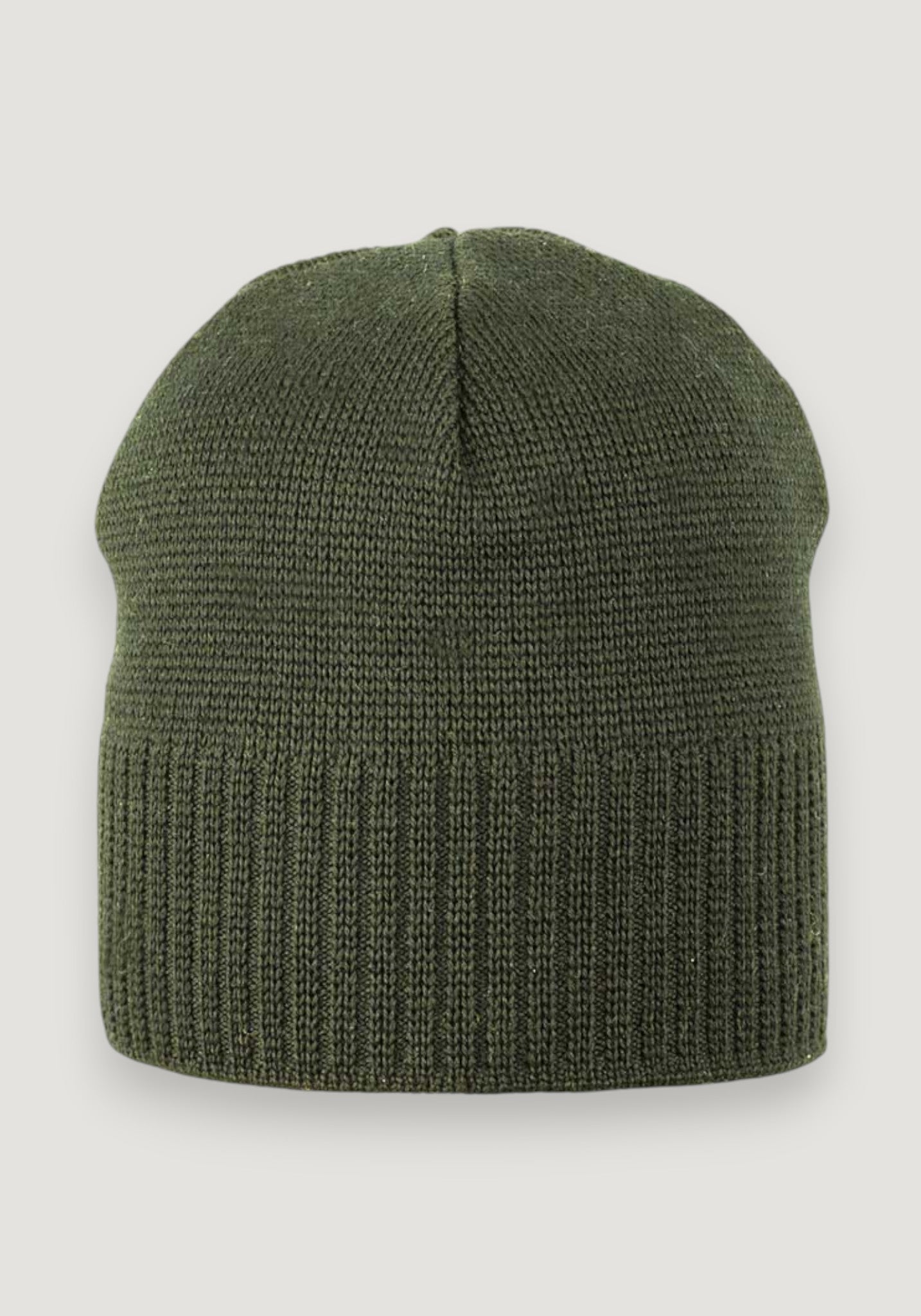 Căciulă dublată cu fleece band din lână merinos - Forest onesize adulti