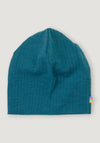 Căciulă dublată din lână merinos - Basic Turquoise