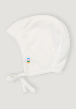 Căciulă dublată din lână merinos - Basic White