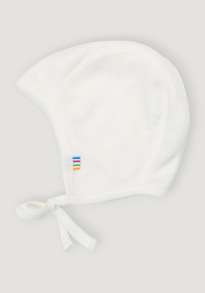 Căciulă dublată din lână merinos - Basic White