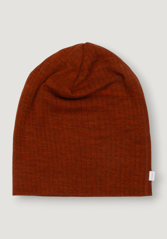 Căciulă femei din lână merinos - Basic Russet XS/M