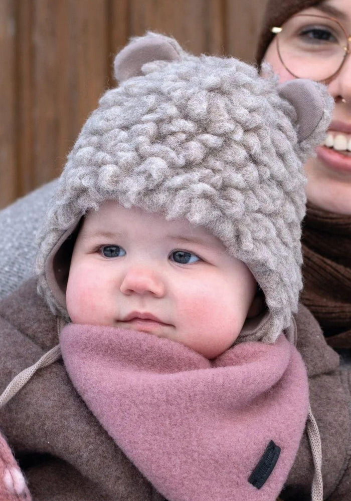 Căciulă fleece din lână - Teddy Cashmere