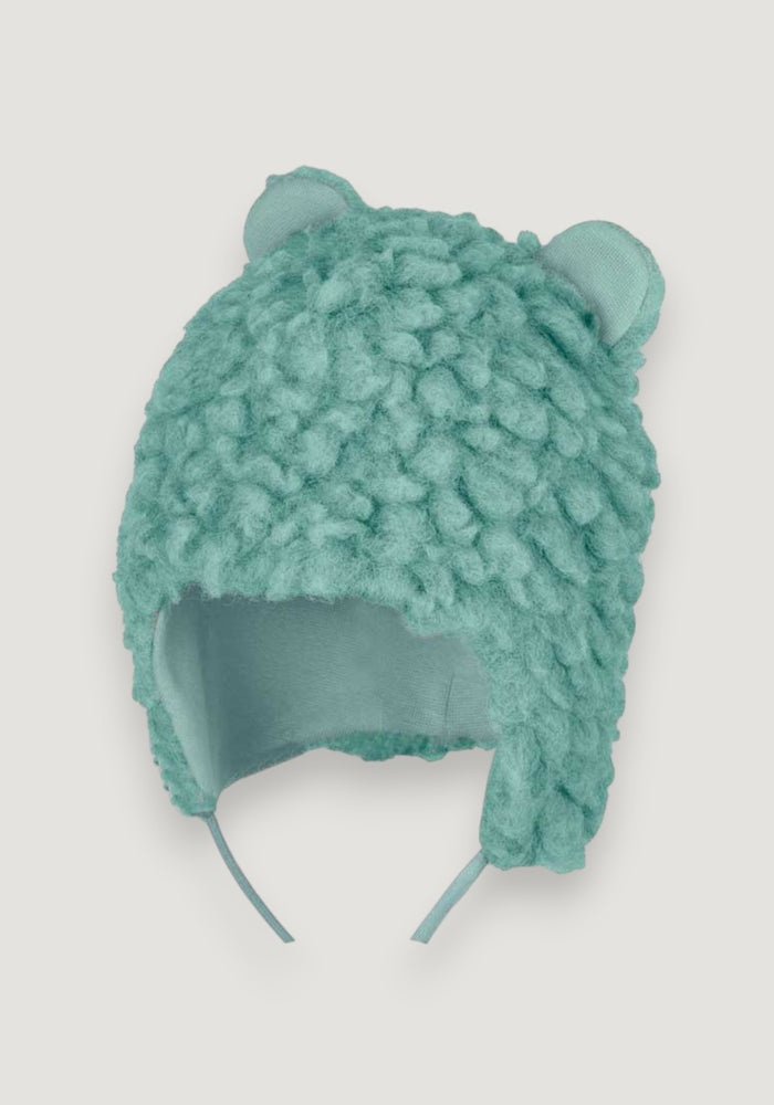Căciulă fleece din lână - Teddy Jade 39 cm
