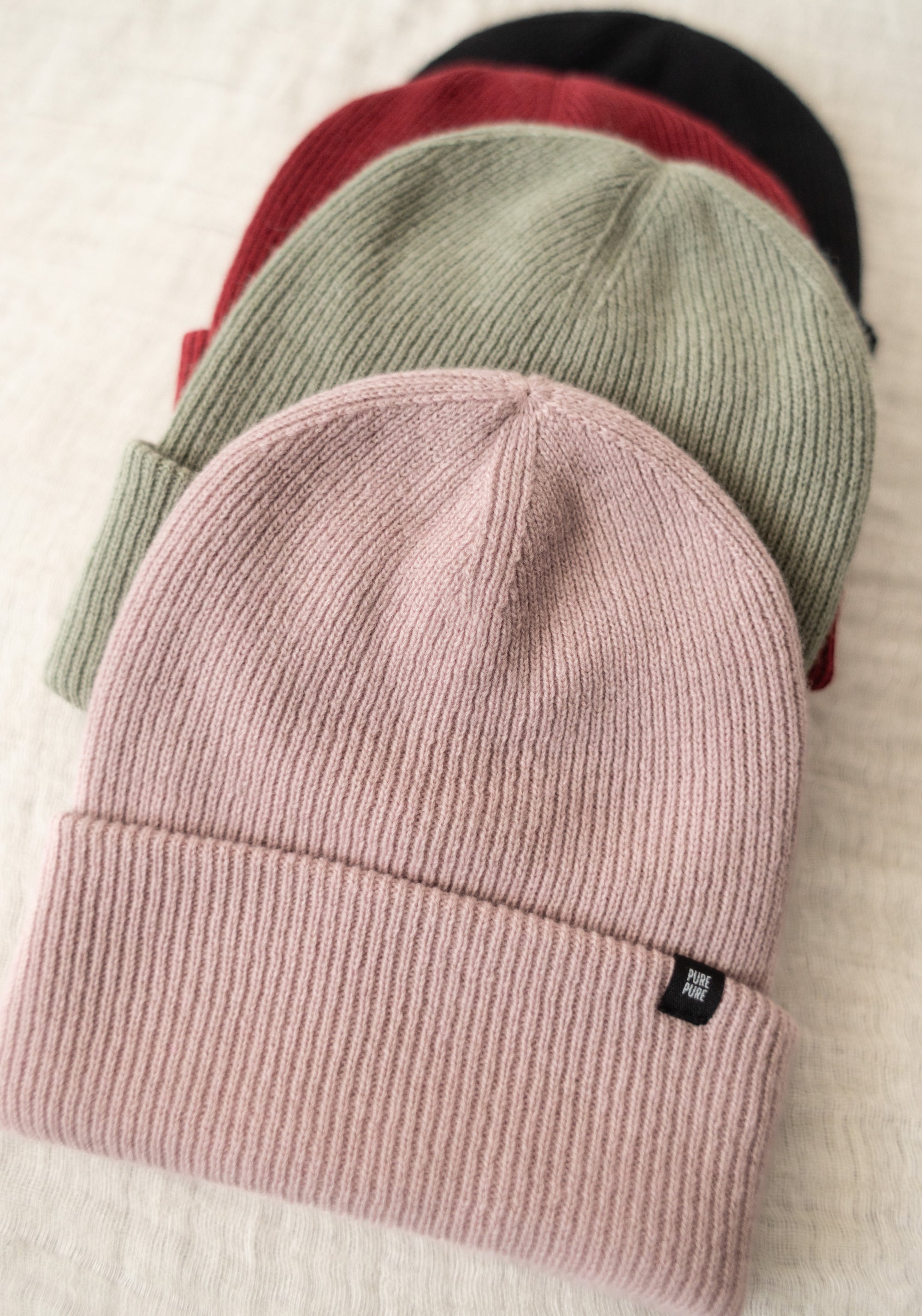 Căciulă Rib adulți din lână merinos și cașmir - Sage