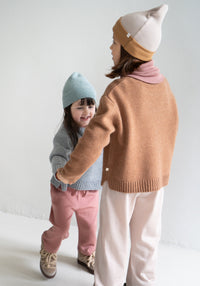 Căciulă seamless dublată din lână merinos - Arvid Beige