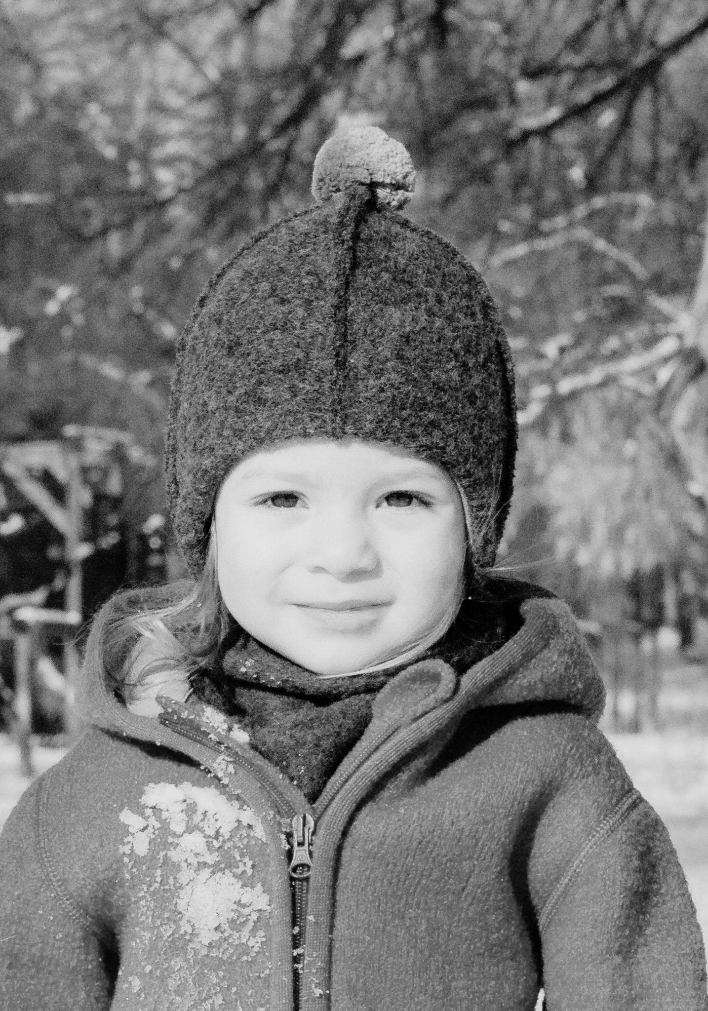 Căciulă din lână fiartă - Sage