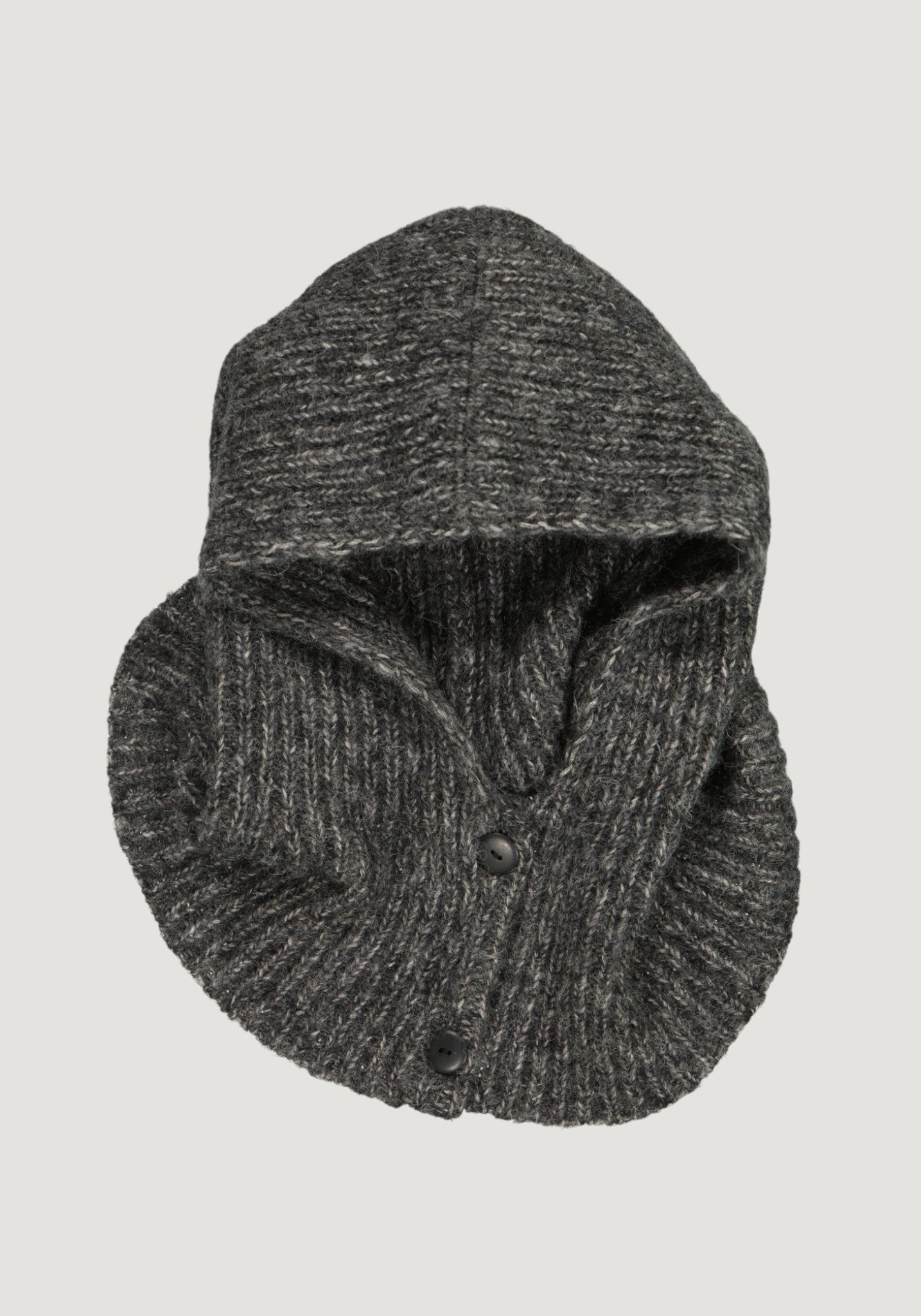 Cagulă din alpaca și bumbac Pima - Daphne Anthracite