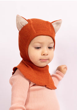 Cagulă din lână merinos - Kitty Rich Amber