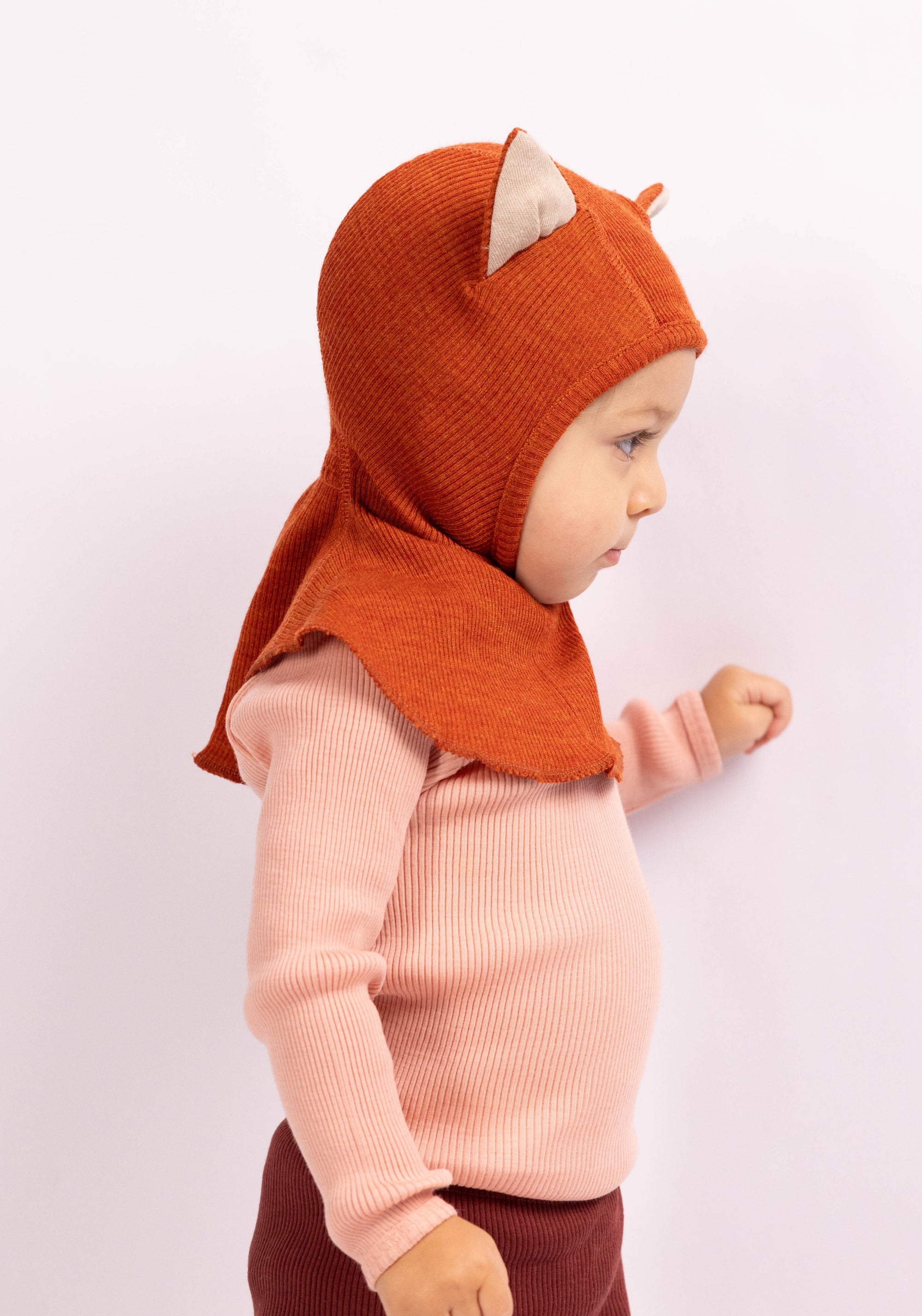 Cagulă din lână merinos - Kitty Rich Amber