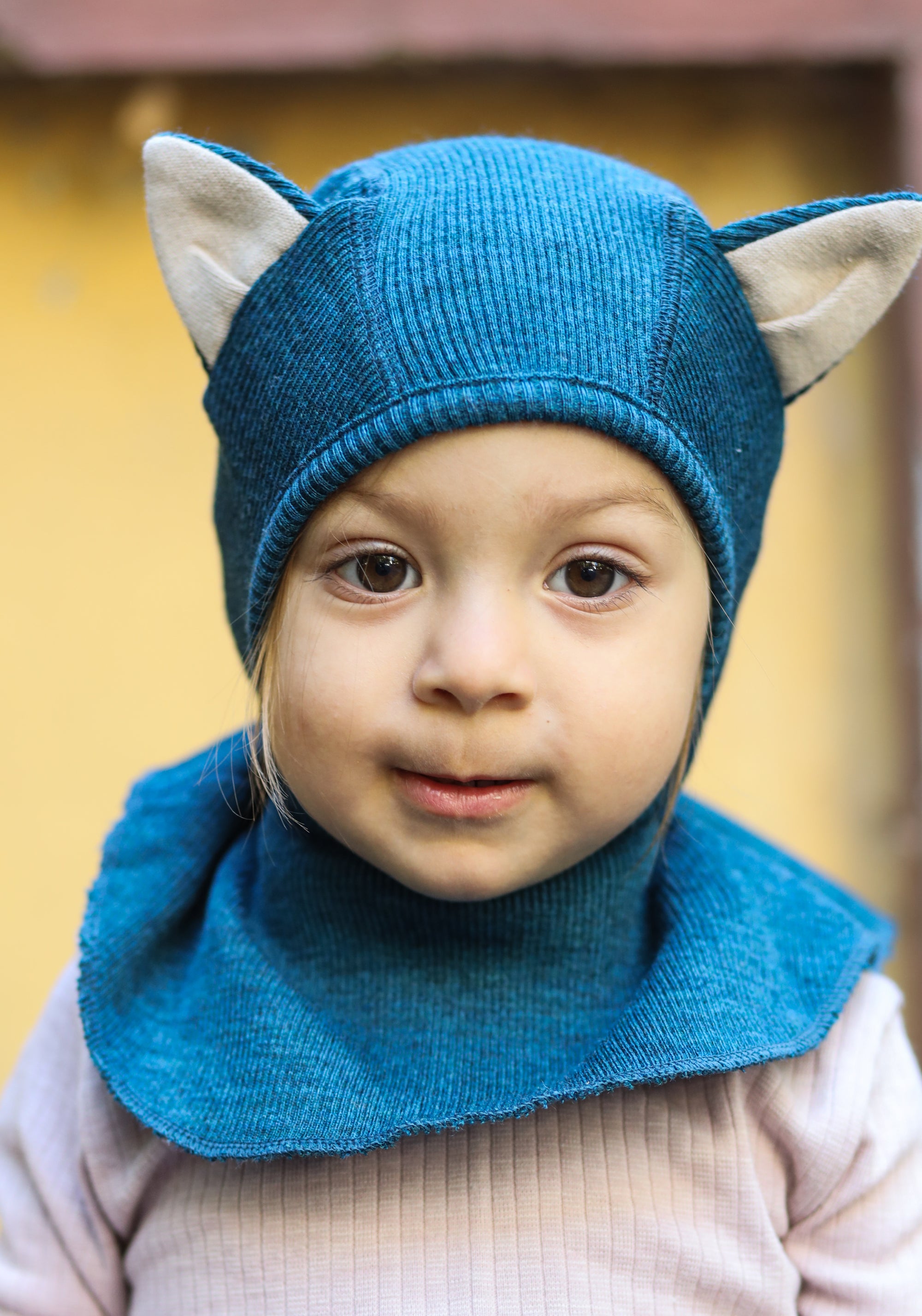 Cagulă din lână merinos - Kitty Seabreeze Teal