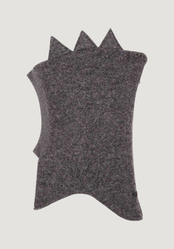 Cagulă Dino din lână fiartă - Grey Melange