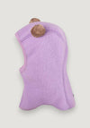 Cagulă fleece din lână merinos - Lilac 45/47 cm