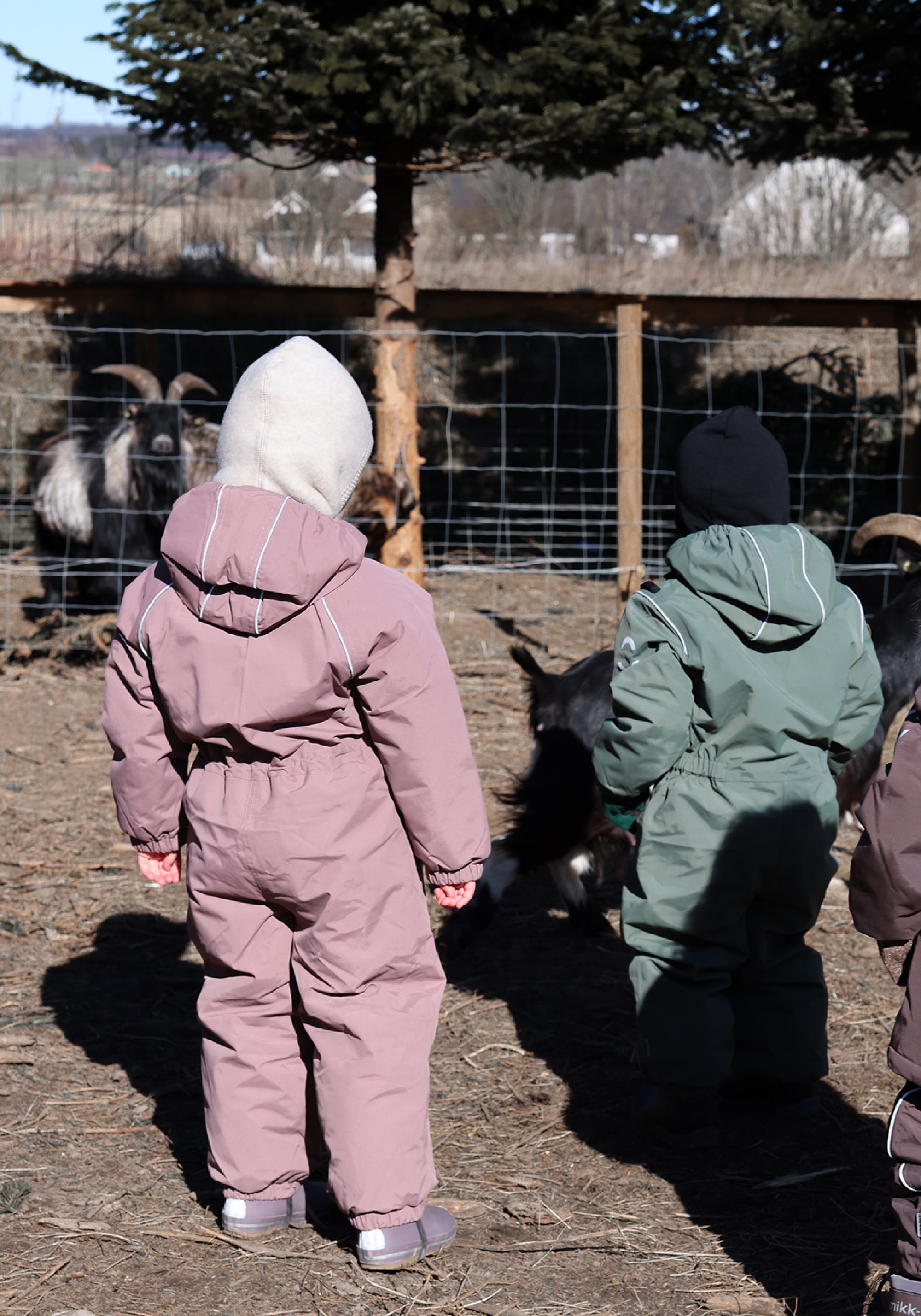 Cagulă fleece din lână merinos - Melange White