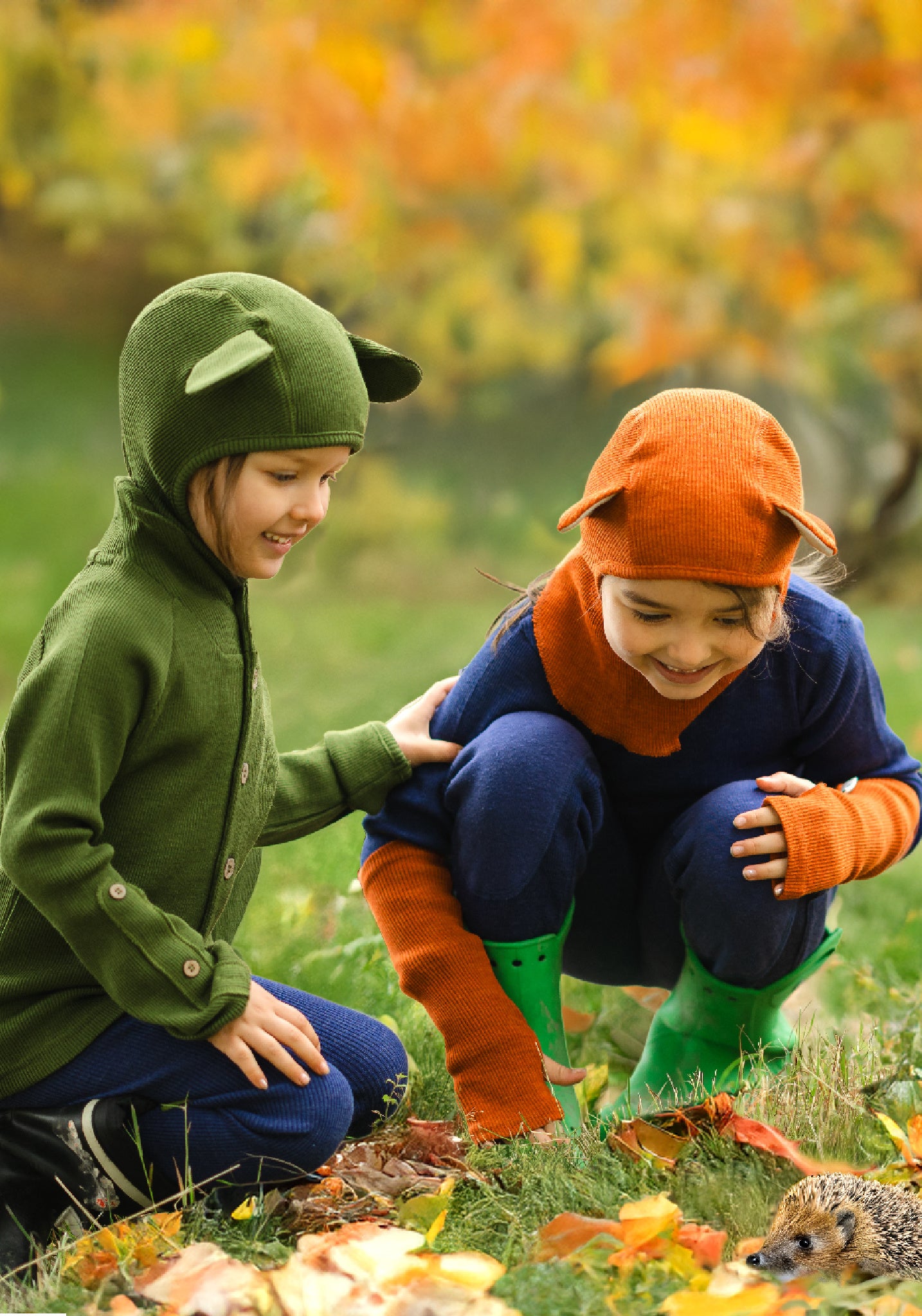 Cagulă lână merinos - Kitty Rich Amber
