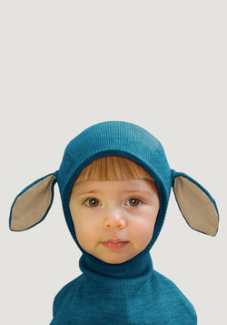 Cagulă lână merinos - Lambie Seabreeze Teal