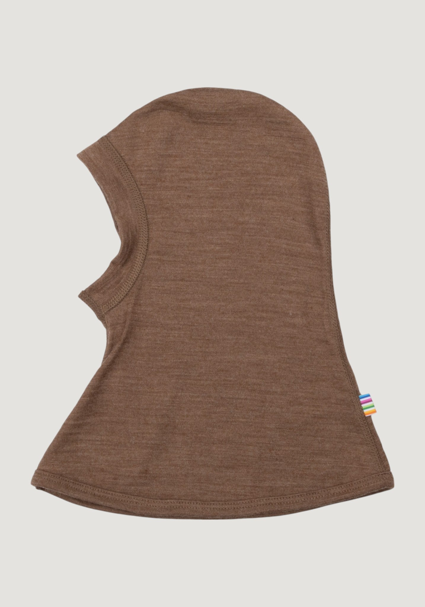 Cagulă lână merinos - Single Wool Melange Warm Brown