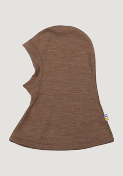 Cagulă lână merinos - Single Wool Melange Warm Brown