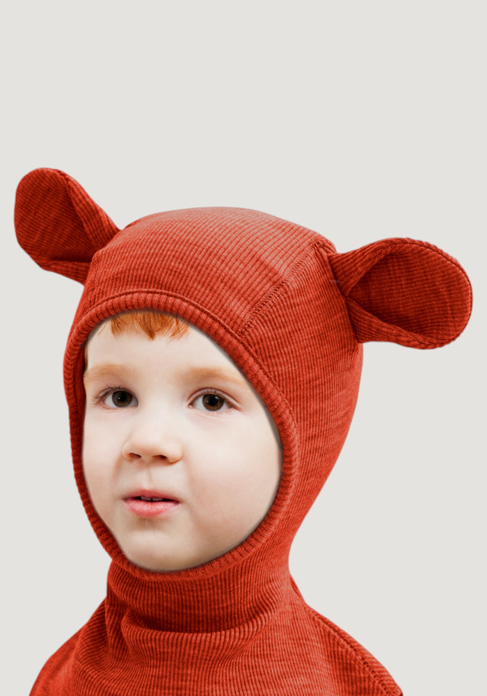 Cagulă lână merinos - Teddy Bear Rich Amber