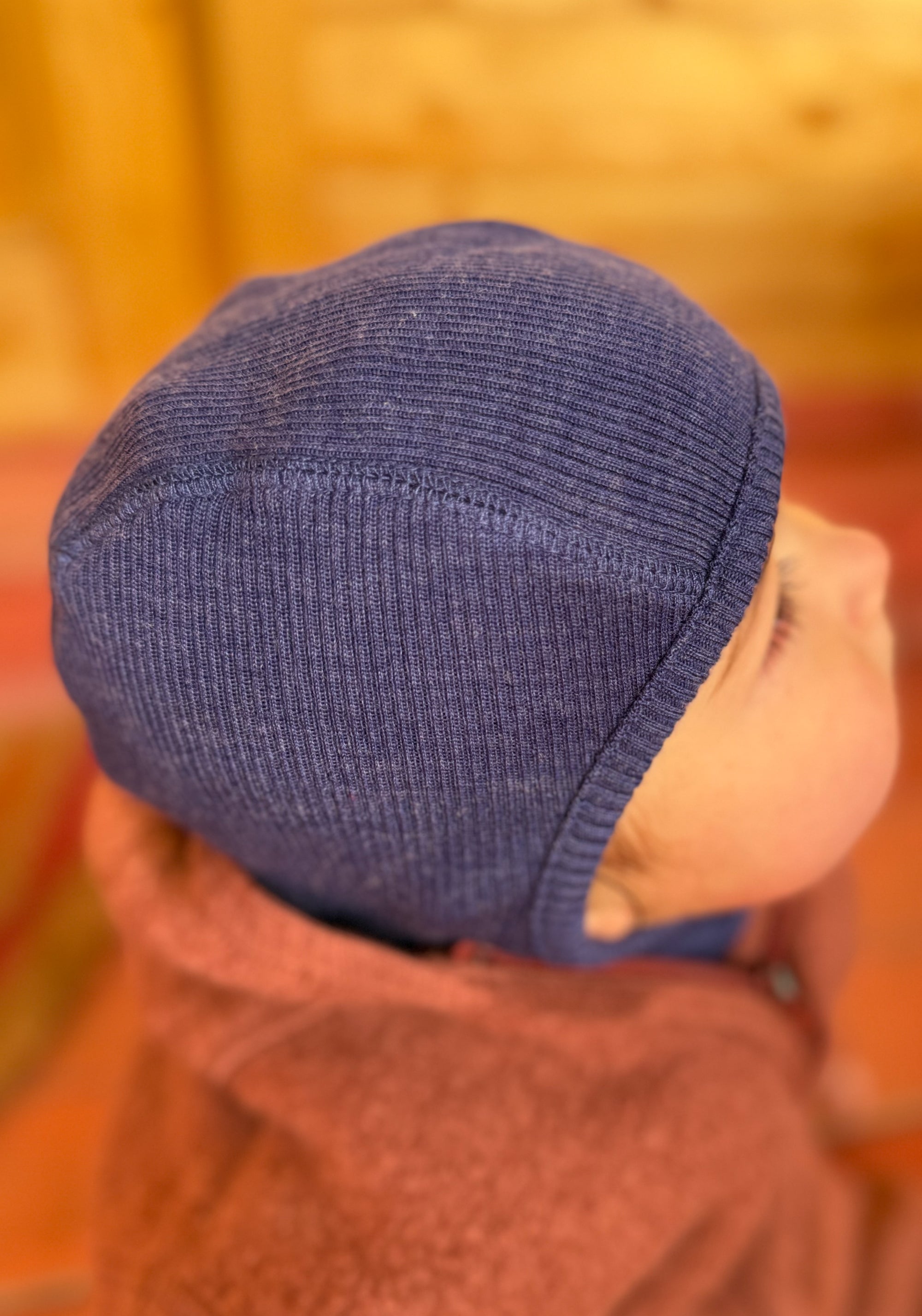 Cagulă lână merinos - Twilight Blue