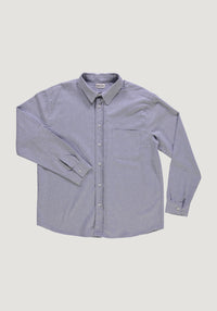 Cămașă bărbați din flanel de bumbac - Camisa Bleu Ciel