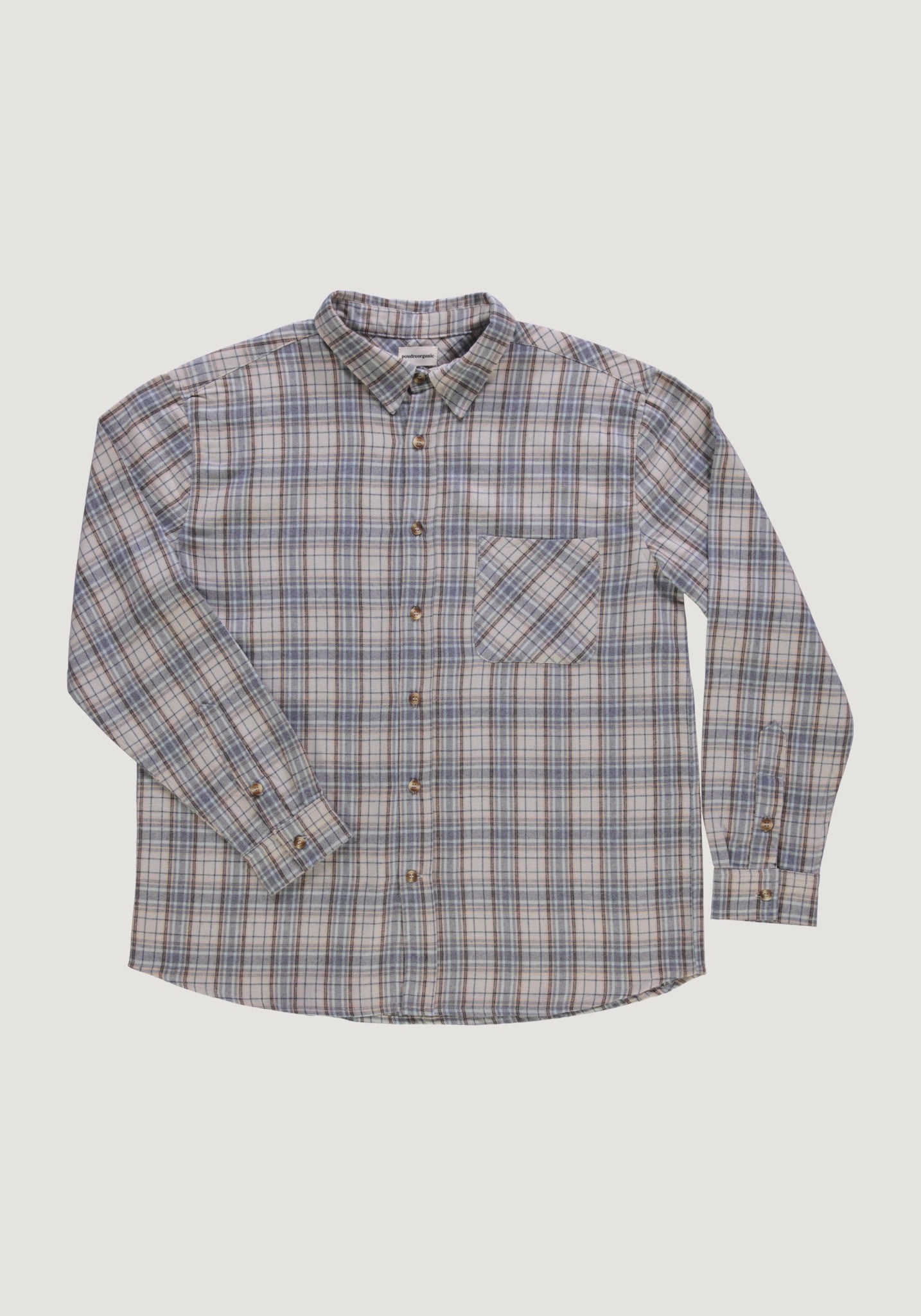 Cămașă bărbați din flanel de bumbac - Camisa Carreaux