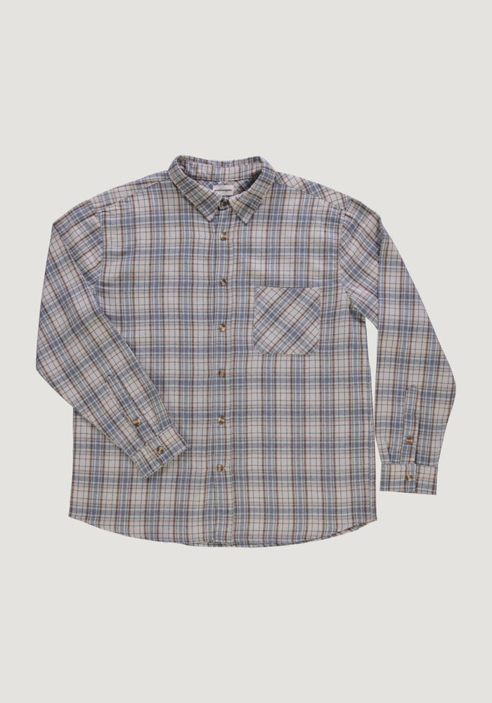 Cămașă bărbați din flanel de bumbac - Camisa Carreaux