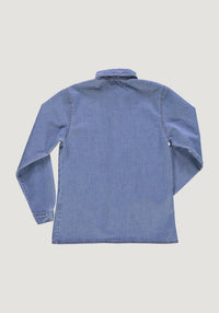 Cămașă femei din denim gros de bumbac - Capucine Light Blue