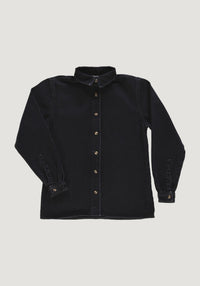 Cămașă femei din denim gros de bumbac - Capucine Noir
