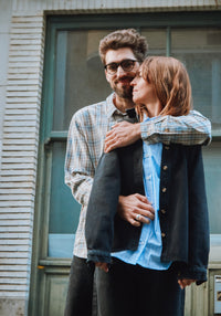 Cămașă bărbați din flanel de bumbac - Camisa Carreaux