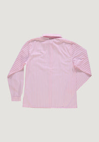 Cămașă femei din poplin de bumbac - Capucine Rayures Roses