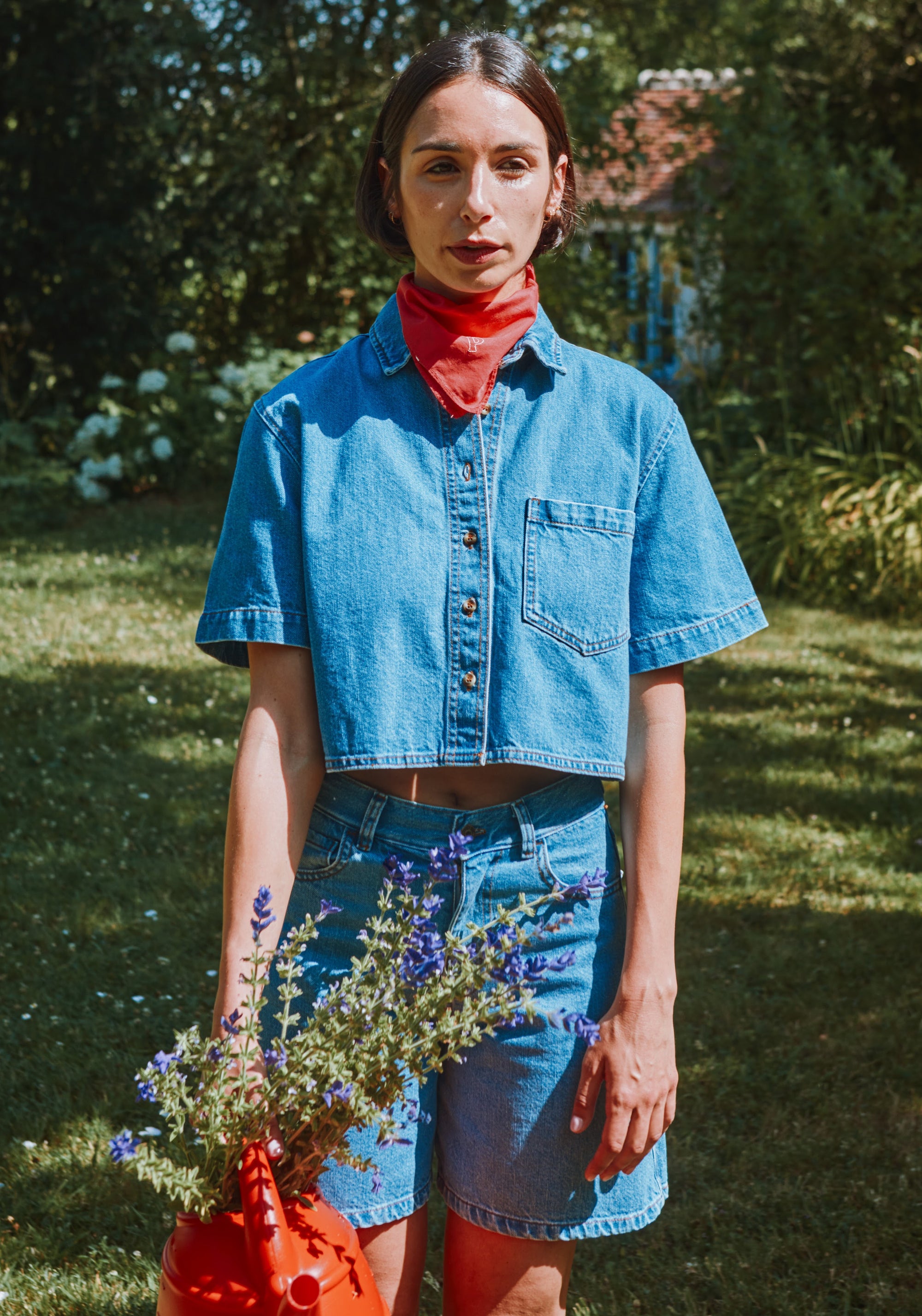 Cămașă din denim - Carvi Blue