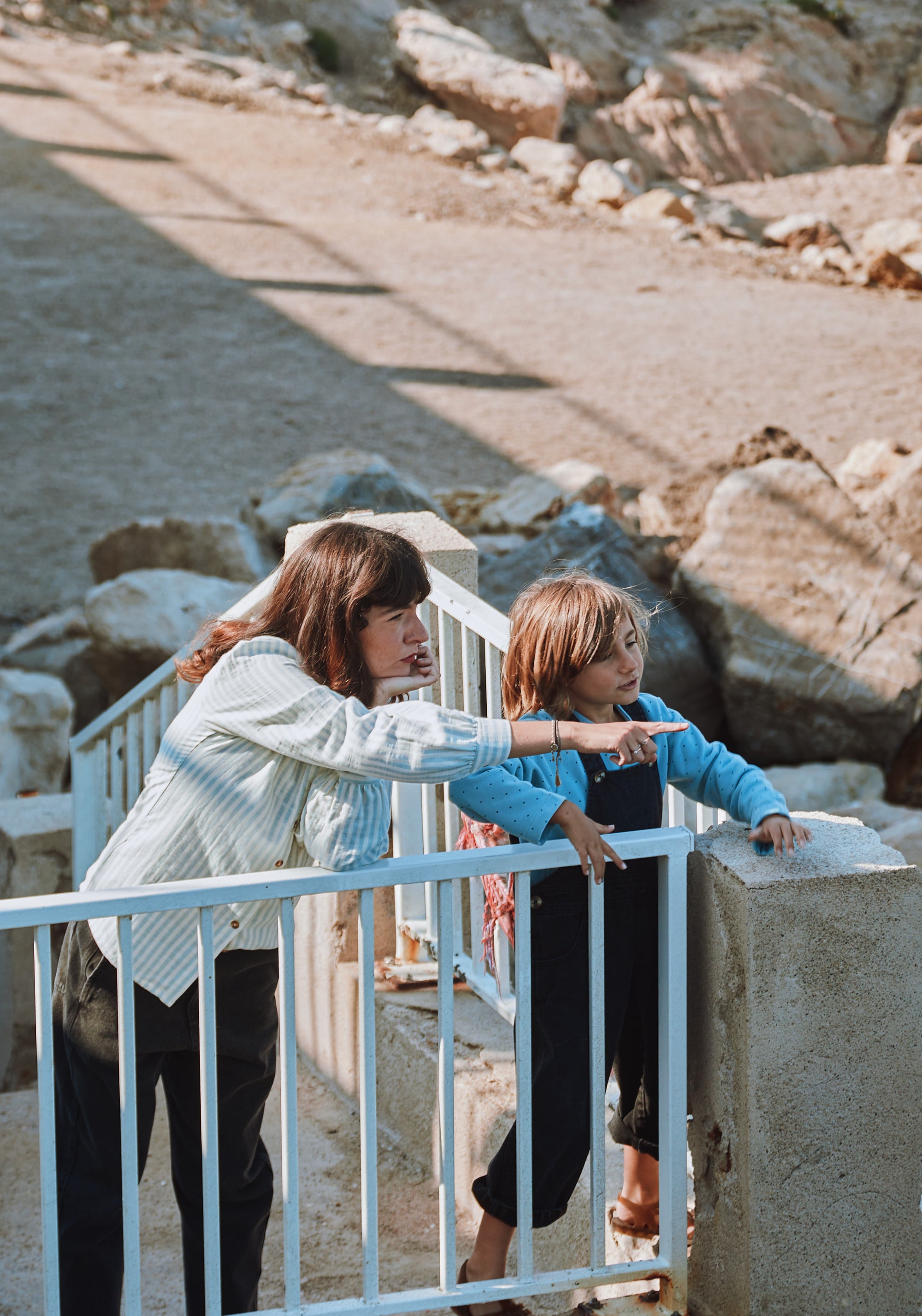 Cămașă femei din muselină dublă de bumbac - Aulne Rayures Arona