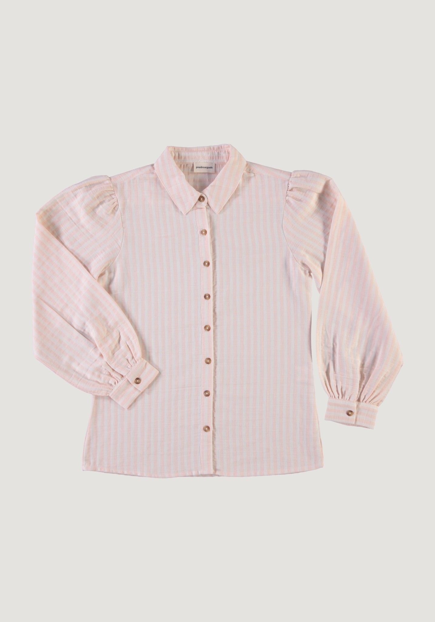 Cămașă femei din muselină dublă de bumbac - Aulne Rayures Bellini