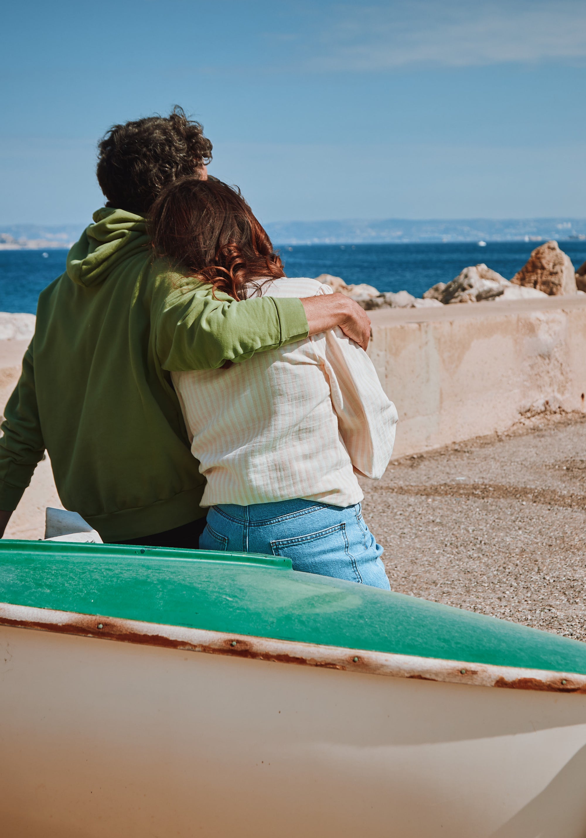 Cămașă femei din muselină dublă de bumbac - Aulne Rayures Bellini