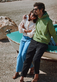 Cămașă femei din muselină dublă de bumbac - Aulne Rayures Bellini