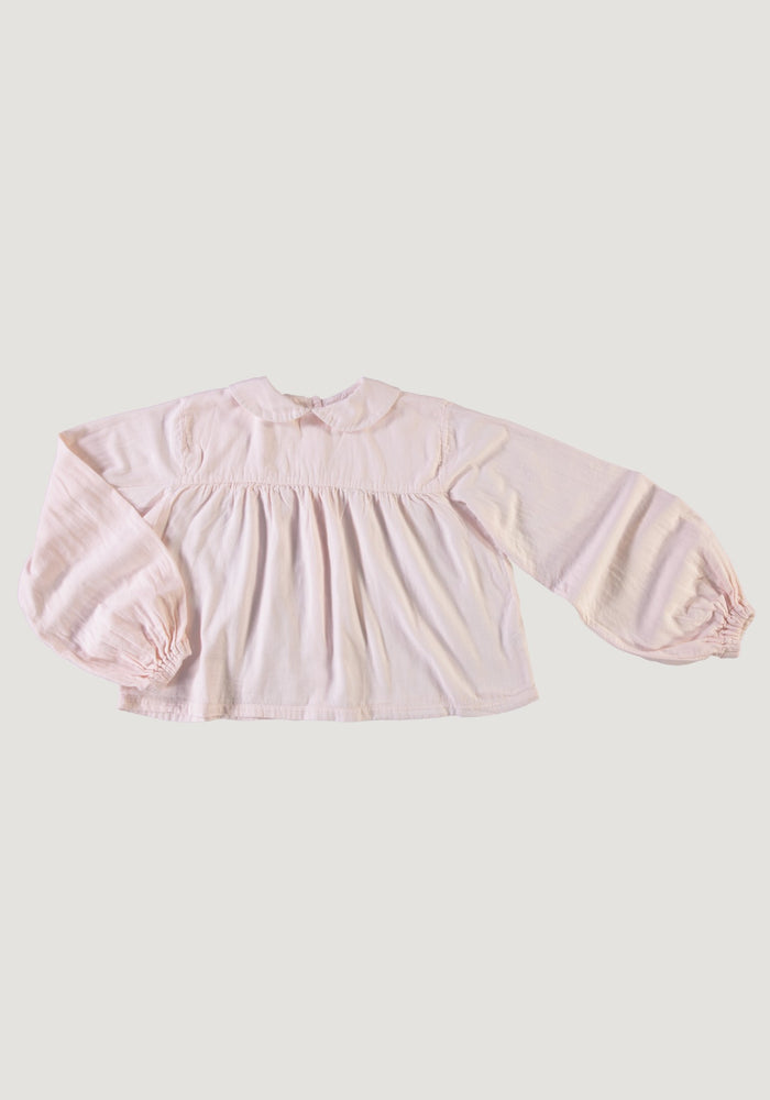 Cămașă femei din muselină dublă de bumbac - Claudine Soft Pink
