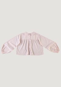 Cămașă femei din muselină dublă de bumbac - Claudine Soft Pink