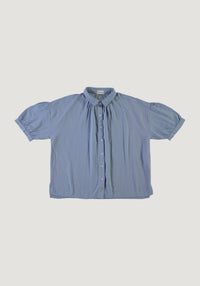 Cămașă femei din muselină dublă de bumbac - Neotine Faded Denim