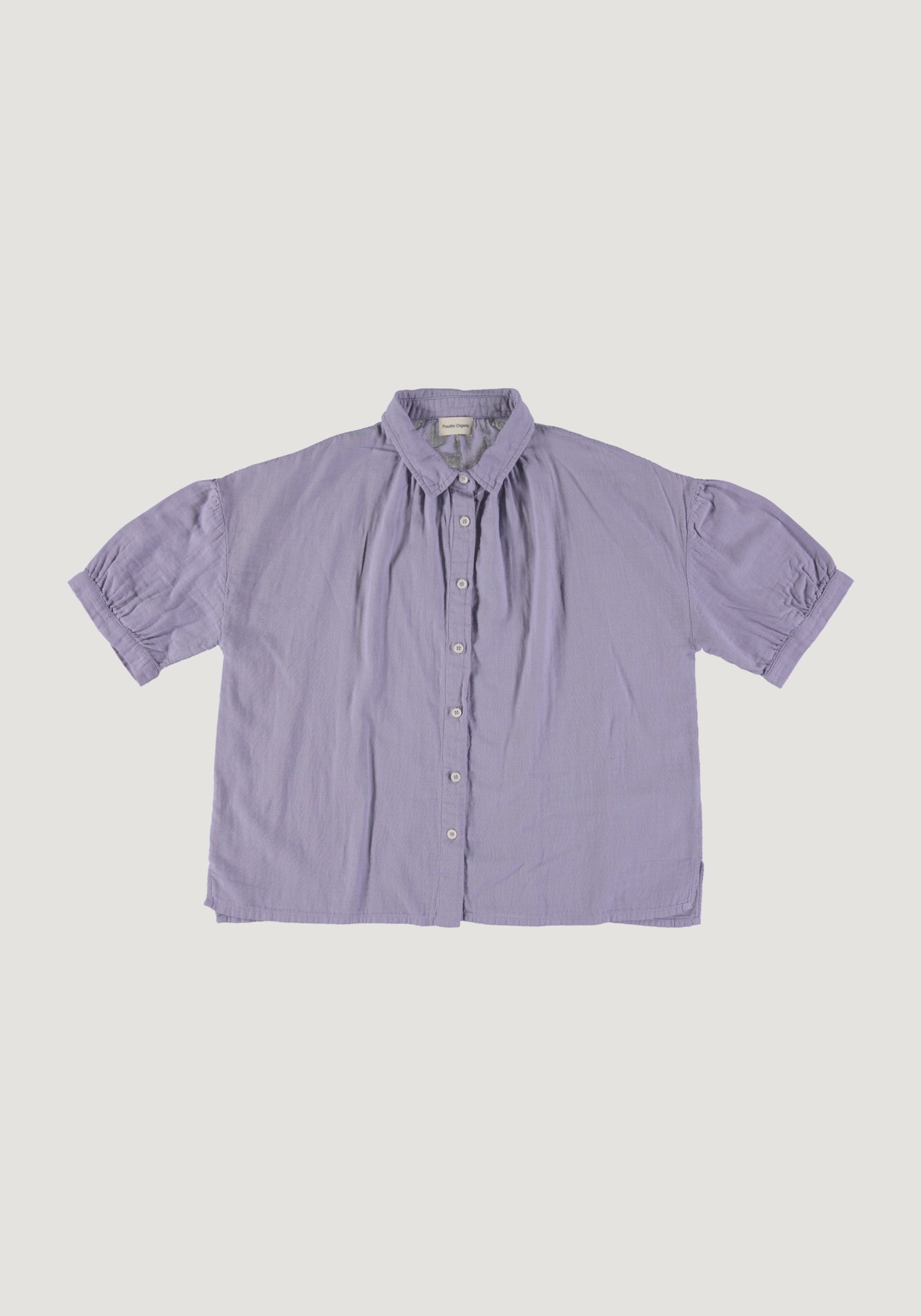 Cămașă femei din muselină dublă de bumbac - Neotine Lavender Gray