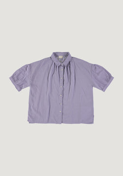 Cămașă femei din muselină dublă de bumbac - Neotine Lavender Gray